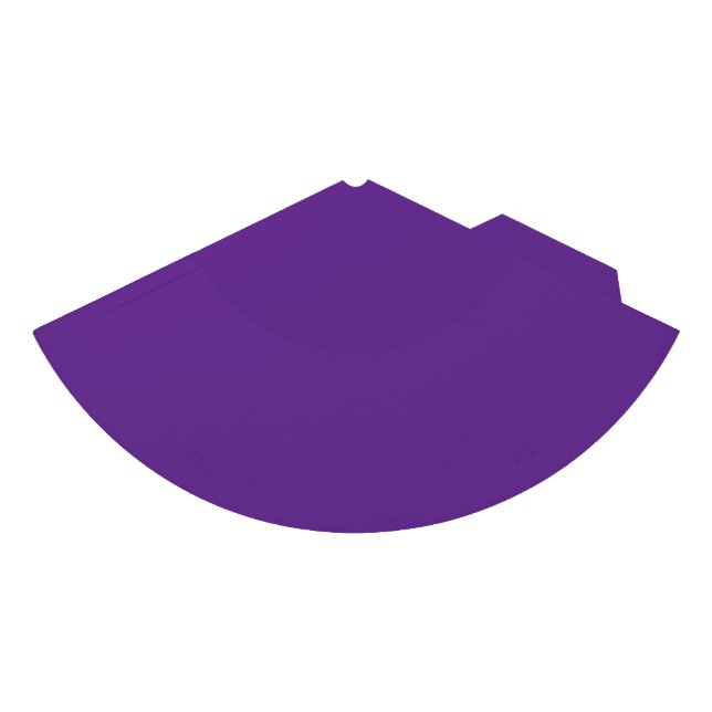 Chapéu De Festa fundo roxo com borda branca (Frente)