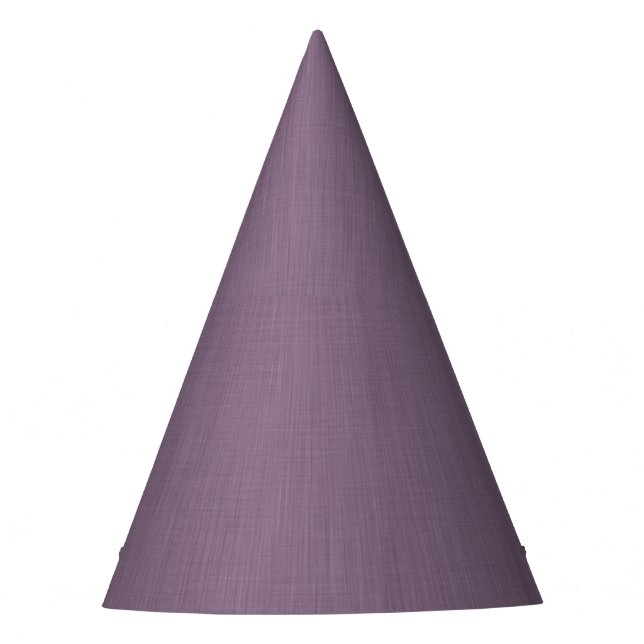 Chapéu De Festa Fundo roxo texturizado calmo e simples (Frente)