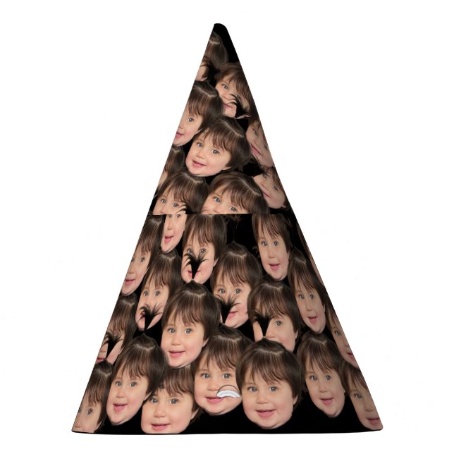 Chapéu De Festa Funny Birthday Party Hats Baby Face Photo / Head (Direita)