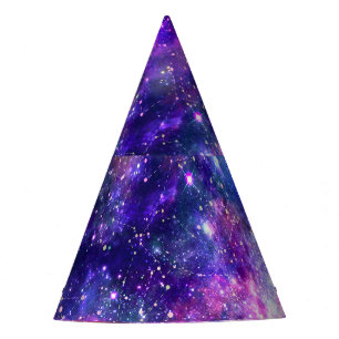 Chapéu De Festa Galaxy Night Impressão Cosmic Design