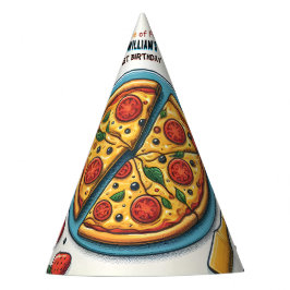 Chapéu De Festa garotinha comida menina pizza adolescente primeiro