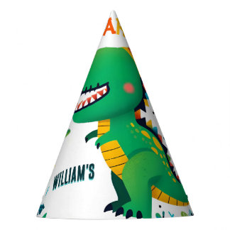 Chapéu De Festa garotos bonitinhos T 3 rex aniversário de 3 anos