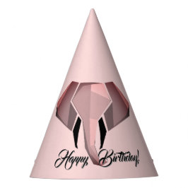 Chapéu De Festa Geometrics Elephant Head Birthday
