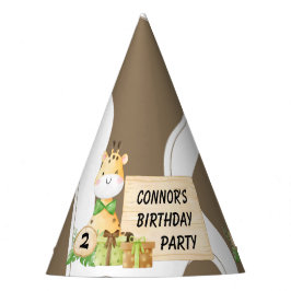 Chapéu De Festa Girafa Bonita Para Bebês