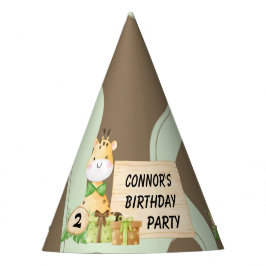 Chapéu De Festa Girafa Bonita Para Bebês