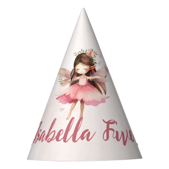 Chapéu De Festa Girls Fairy Tale Castle Sapo Mushroom Aniversário (Frente)