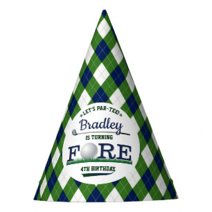 Chapéu De Festa Golf PAR-TEE 4º Aniversário