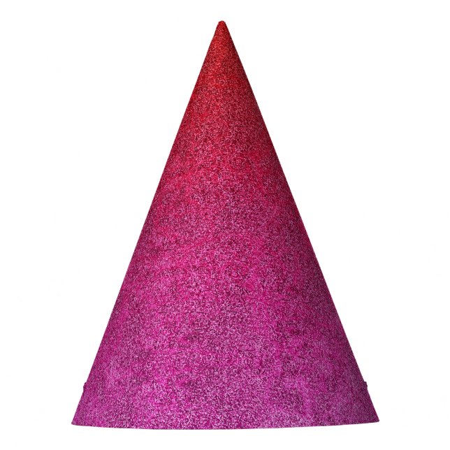 Chapéu De Festa Gradiente da Glitter do Namorados de Falha (Frente)