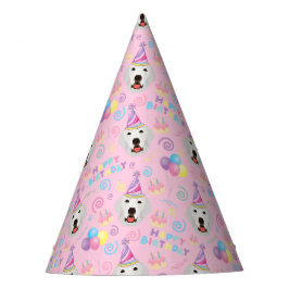Chapéu De Festa Great Pyrenees Birthday Party Hat Pink