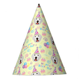 Chapéu De Festa Great Pyrenees Birthday Party Hat Yellow