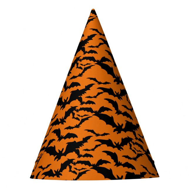 Chapéu De Festa Halloween Bats Party Hat (Frente)