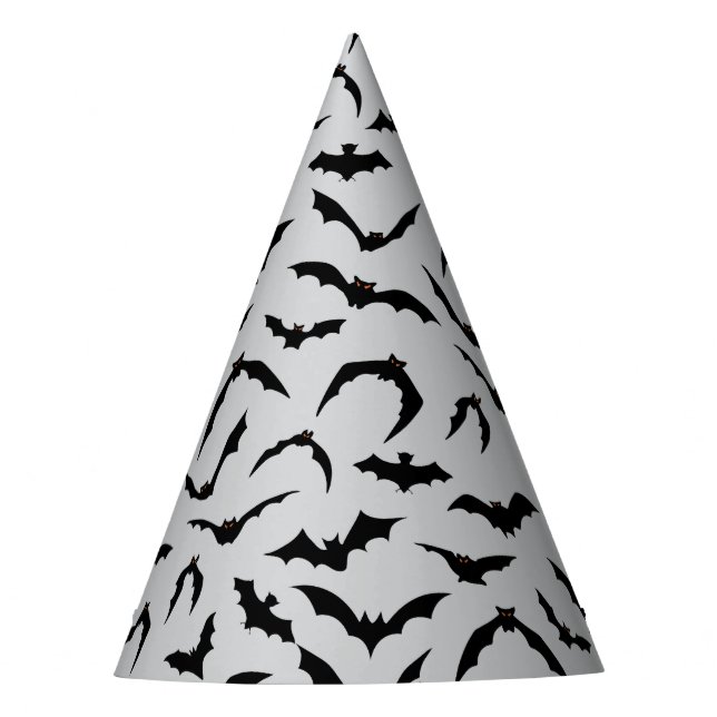 Chapéu De Festa Halloween Bats Party Hat (Frente)