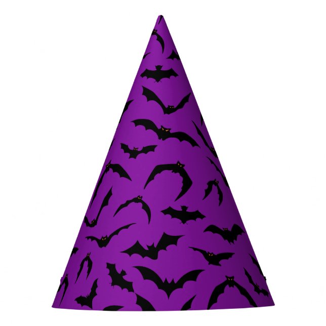 Chapéu De Festa Halloween Bats Party Hat (Frente)