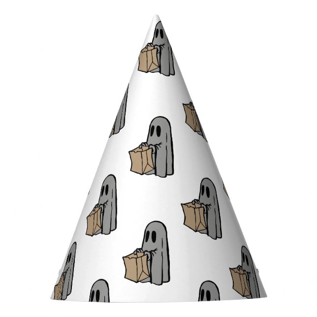 Chapéu De Festa Halloween, Cinzas Fantasmas, Truques Ou Tratamento (Frente)