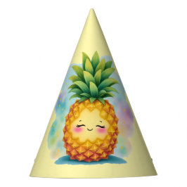 Chapéu De Festa Happy Pineapple Birthday Party Hat