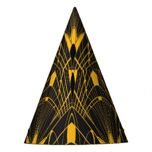 Chapéu De Festa Harmonia Geométrica: Design de Ornamento Digital
