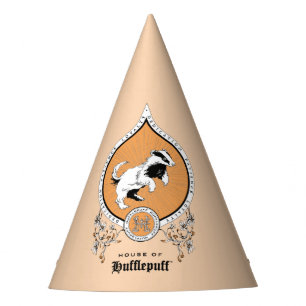 Chapéu De Festa HARRY POTTER™   Desenho Delicado HUFFLUFF™ Crest