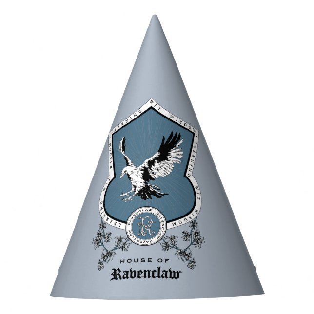 Chapéu De Festa HARRY POTTER™ | Desenho Delicado RAVENCLAW™ Crest (Frente)