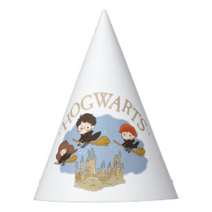 Chapéu De Festa HARRY POTTER™, Hermione e Ron Voam Sobre HOGWARTS™