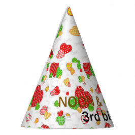 Chapéu De Festa hart do chá de fraldas