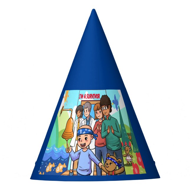 Chapéu De Festa Hat da Festa Livre do cancer (Frente)