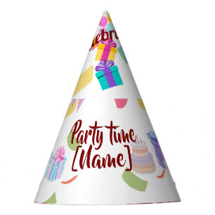 Chapéu De Festa Hat de Celebração do Tempo do Partido Personalizad