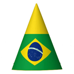 Chapéu De Festa Hat do Partido da Bandeira do Brasil
