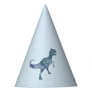 Chapéu De Festa Hat do Partido Dinossaur Trex Azul