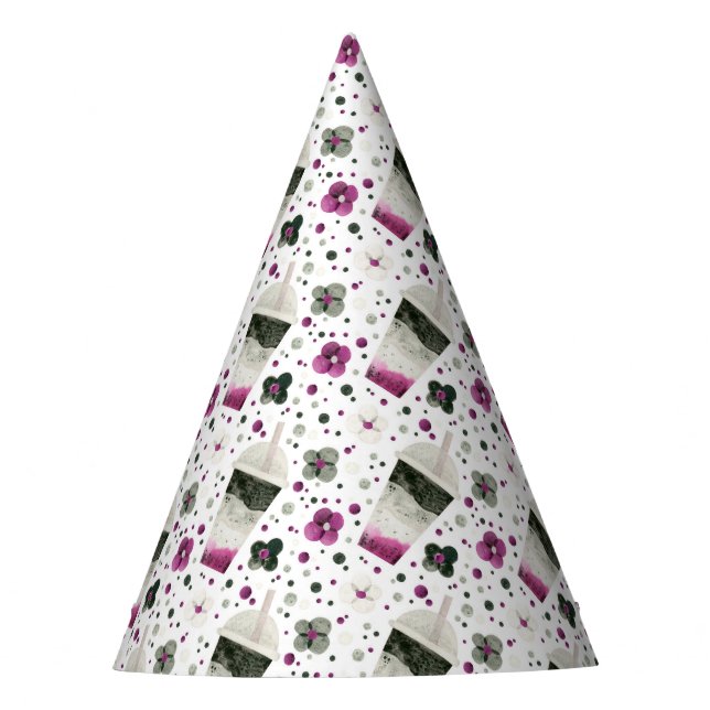 Chapéu De Festa Hat do Partido do Orgulho Asexual (Frente)