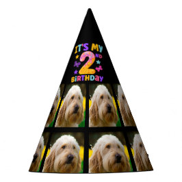 Chapéu De Festa Hat do Partido do segundo aniversário de Fotografi