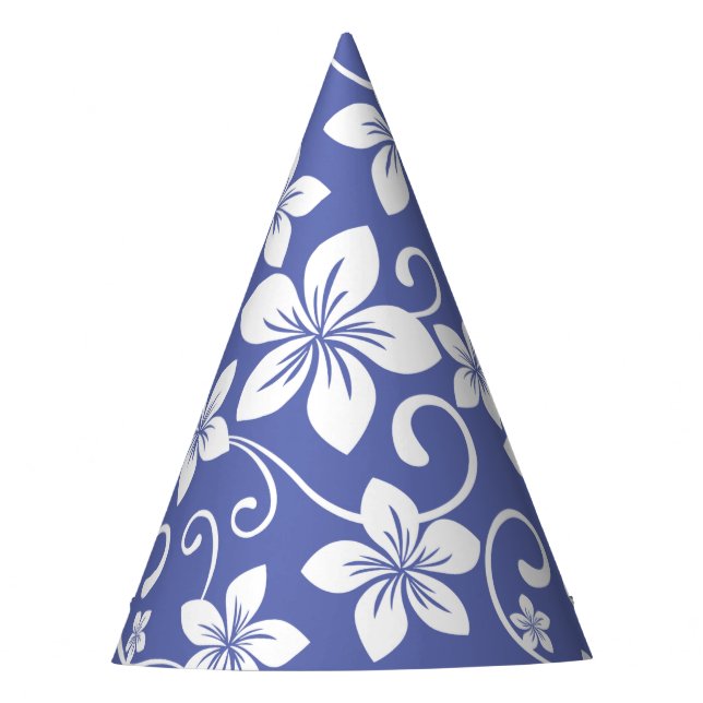 CHAPÉU DE FESTA HAWAII AZUL (PERIWINKLE) (Frente)