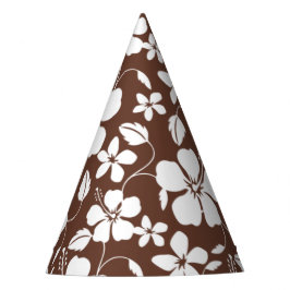 CHAPÉU DE FESTA HAWAIIAN HULA (HIBISCUS) BROWN