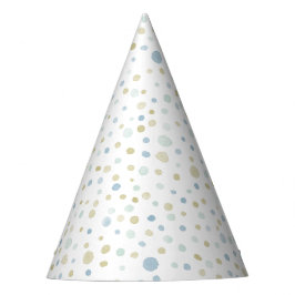 Chapéu De Festa Henry Confetti Watercolor Dots Party Hat