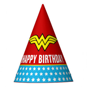 Chapéu De Festa HISTÓRIAS EM QUADRINHOS DC   Aniversário da Mulh