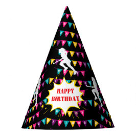 Chapéu De Festa Hockey Girl Player Birthday
