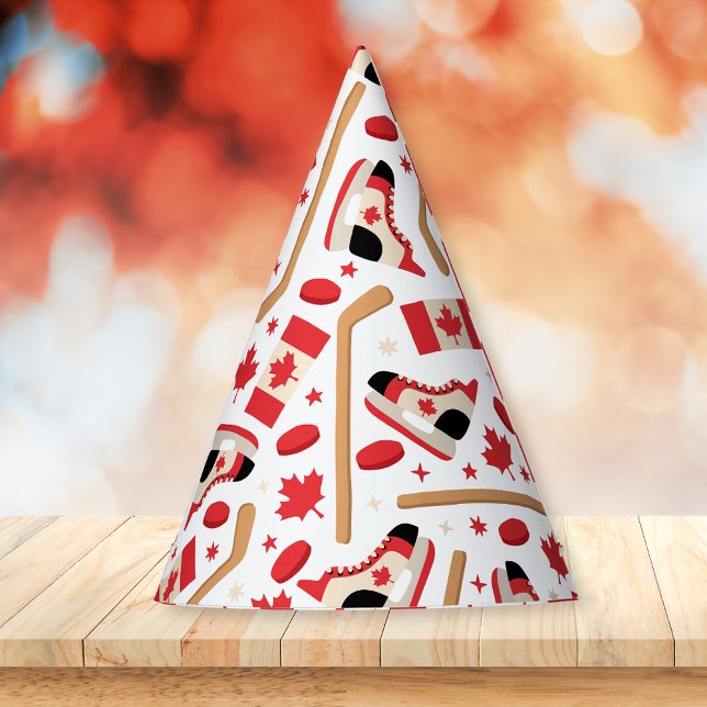Chapéu De Festa Hóquei no Canadá no dia do Canadá (Criador carregado)