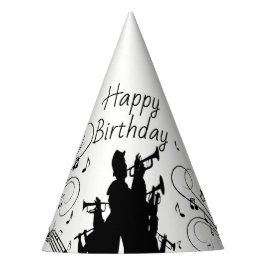 Chapéu De Festa Horn Section Trumpet Jazz Music Aniversário