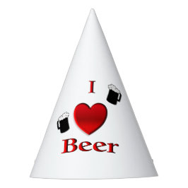 Chapéu De Festa I Heart Beer Design
