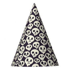 Chapéu De Festa Impressão de crânio bonito Halloween Cone Hat