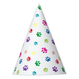 Chapéu De Festa Impressões pintadas pelo arco-íris