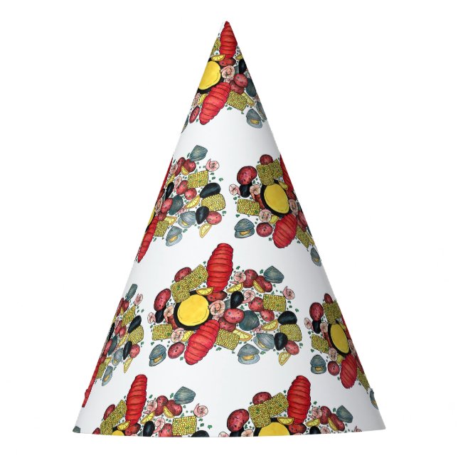 Chapéu De Festa Janto New England USA New England Clambake (Frente)