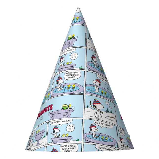 Chapéu De Festa Jogo de Hóquei Snoopy & Friends (Frente)