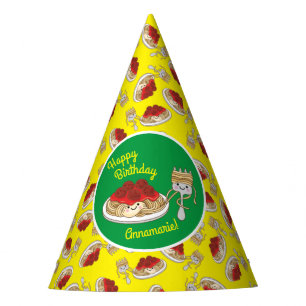Chapéu De Festa Kawaii, Aniversário de criança de Espaguete Boni
