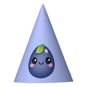 Chapéu De Festa Kawaii Blueberry Party Hat