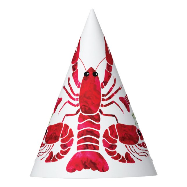 Chapéu De Festa Kräftskiva/Boil de lagosta (Frente)