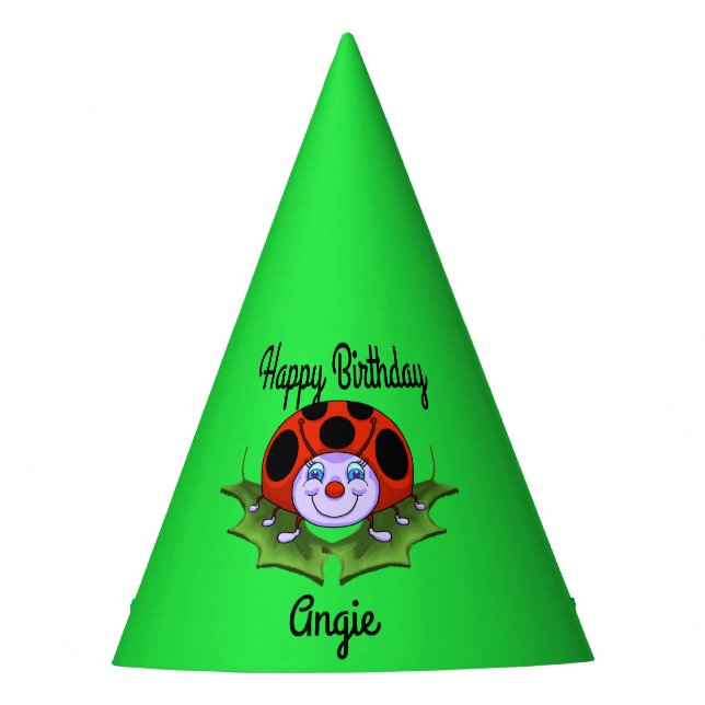Chapéu De Festa Ladybug Party Hat (Frente)