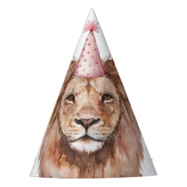 Chapéu De Festa Leão de Festa de aniversário da Selva Safari