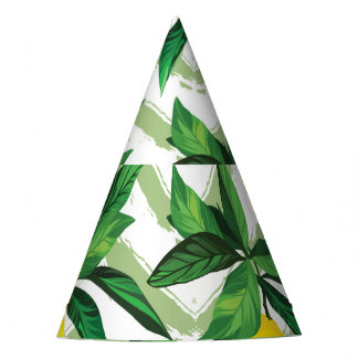 Chapéu De Festa Lemon zigzag: modelo desenhado à mão.