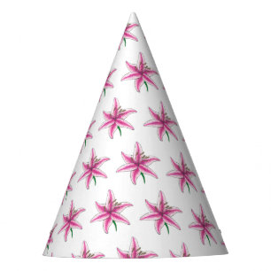 Chapéu De Festa Lily Flower Floral Party Primavera lírios