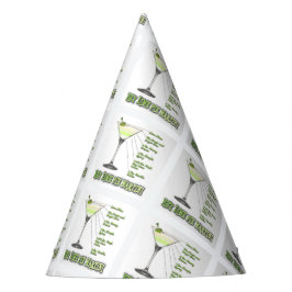 Chapéu De Festa Limão-chave Pie Martini Cocktail Recebe Arte